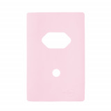 Placa p/ 1 Tomada + furo 4x2 - Novara Especiais Petala